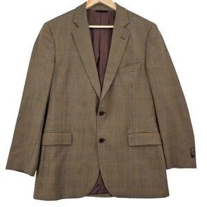 Brooks Brothers Mens 42L Yorkshire Tweed 1818 Madison Moon Wool Blazer Jacket